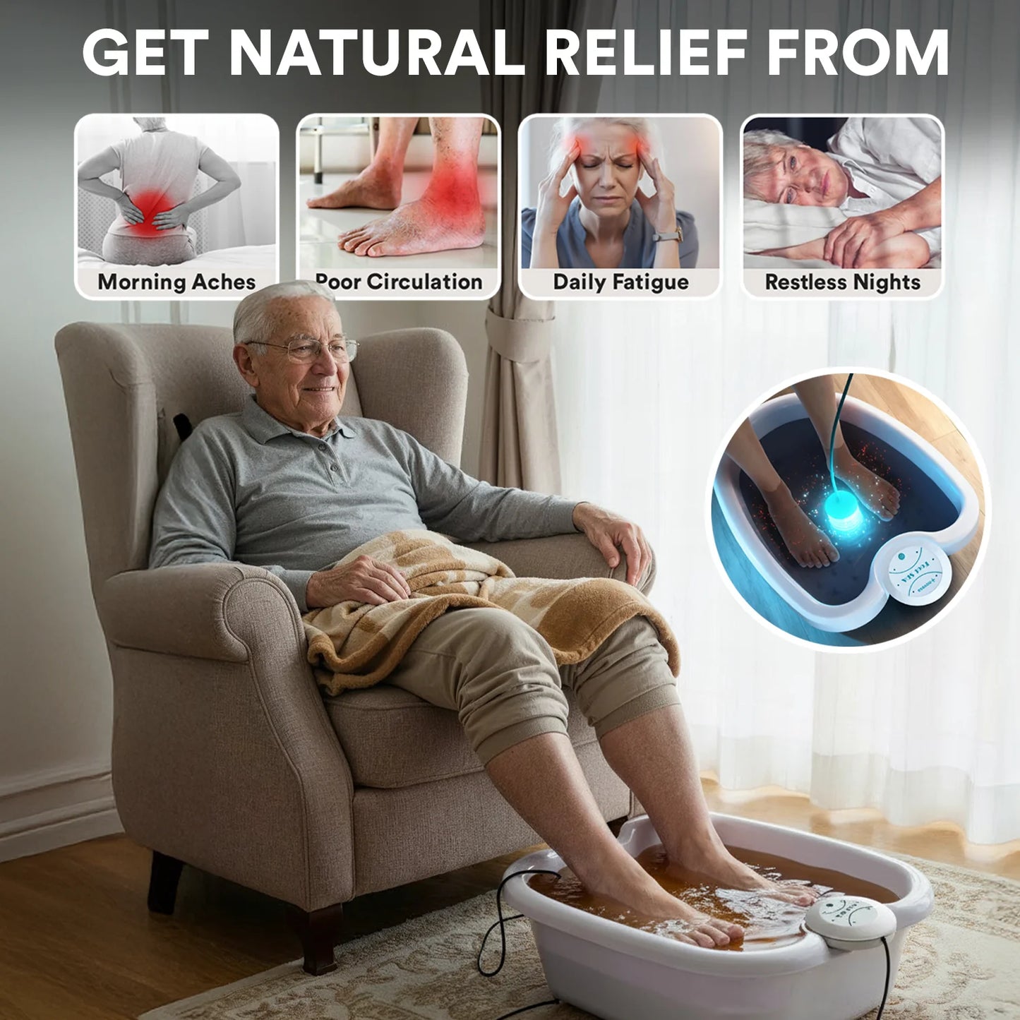 Solevia care® Ionic Foot Bath